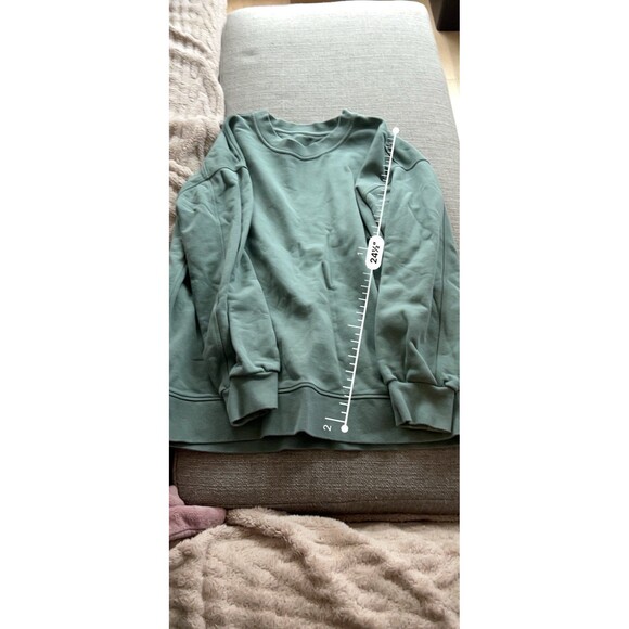 Lululemon Perfectly Oversized Crew Teal - Picture 3 of 4